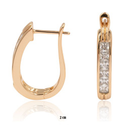 Kolczyki Xuping pozłacane 18k - MF25975